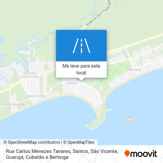 Rua Carlos Menezes Tavares mapa