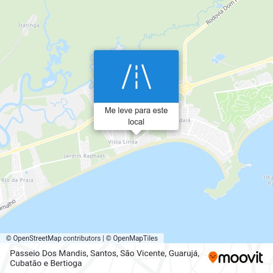 Passeio Dos Mandis mapa