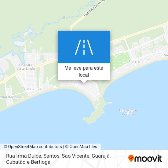 Rua Irmã Dulce mapa
