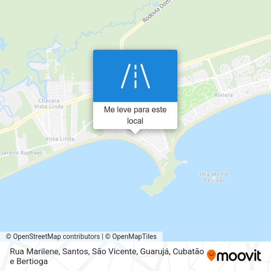 Rua Marilene mapa