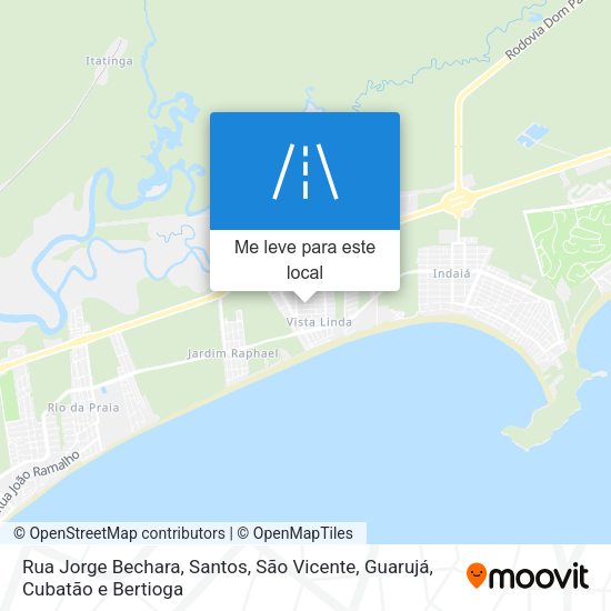Rua Jorge Bechara mapa