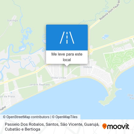 Passeio Dos Robalos mapa