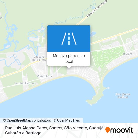 Rua Luis Alonso Peres mapa