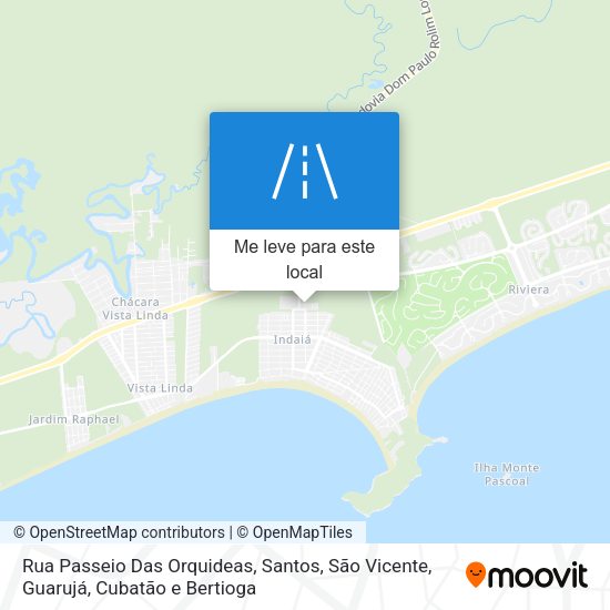 Rua Passeio Das Orquideas mapa