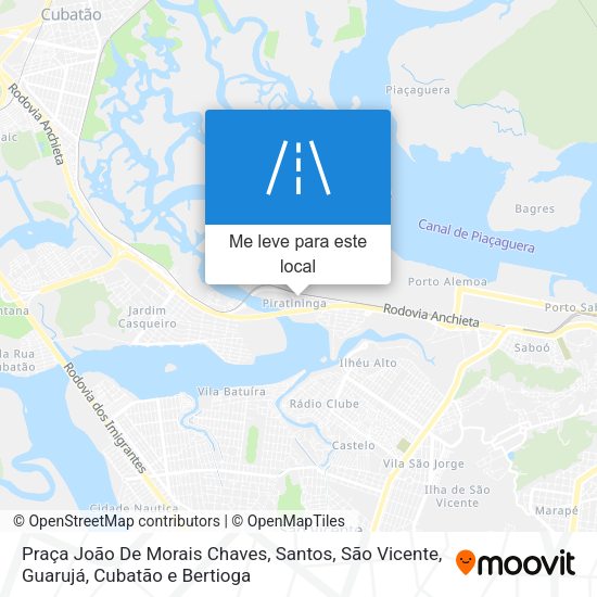 Praça João De Morais Chaves mapa