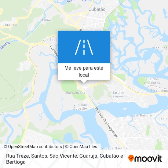 Rua Treze mapa