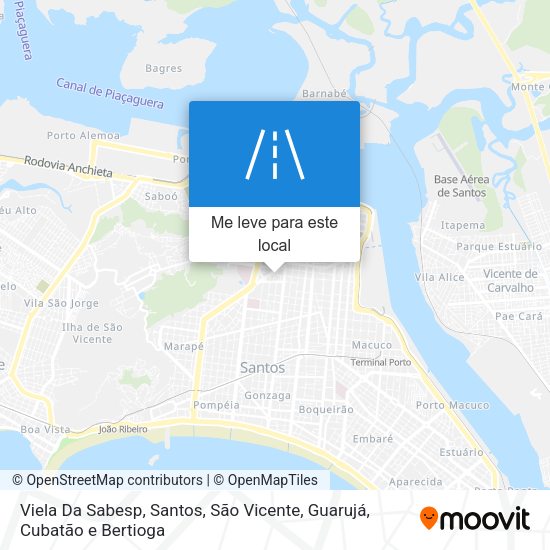 Viela Da Sabesp mapa