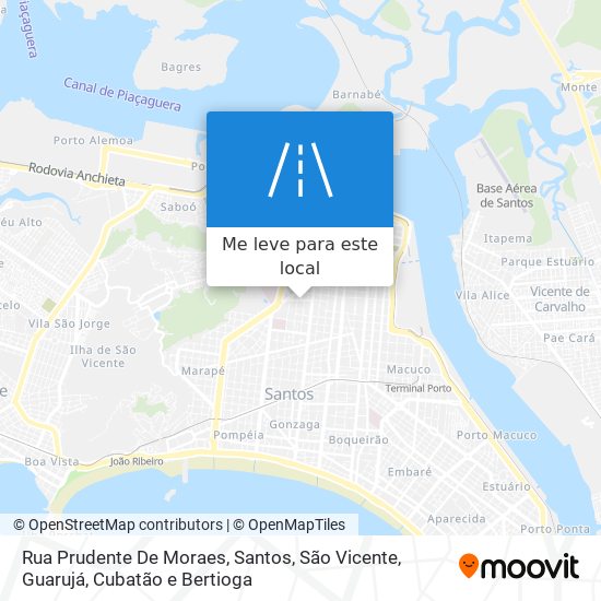 Rua Prudente De Moraes mapa