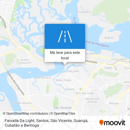 Faixada Da Light mapa