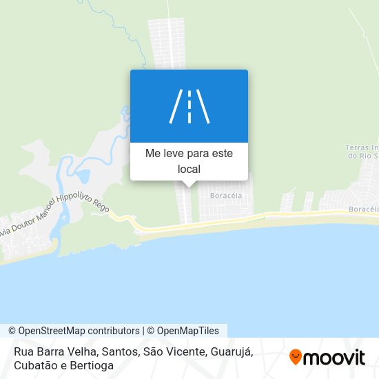 Rua Barra Velha mapa
