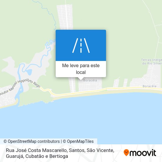 Rua José Costa Mascarello mapa