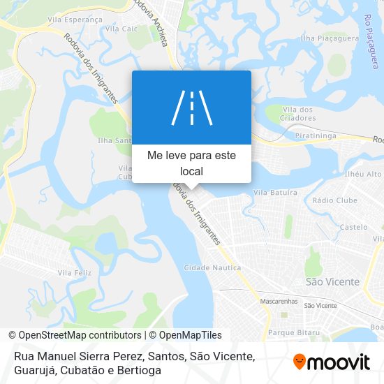 Rua Manuel Sierra Perez mapa