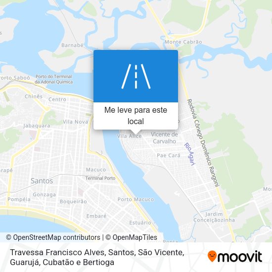 Travessa Francisco Alves mapa