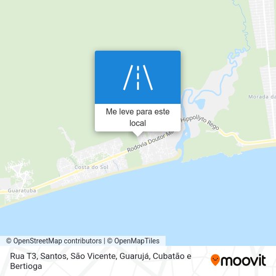 Rua T3 mapa