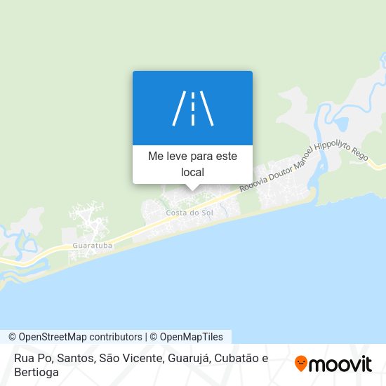 Rua Po mapa