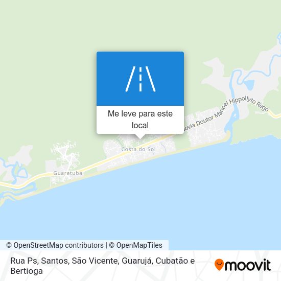 Rua Ps mapa