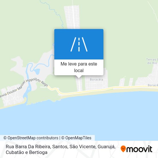 Rua Barra Da Ribeira mapa