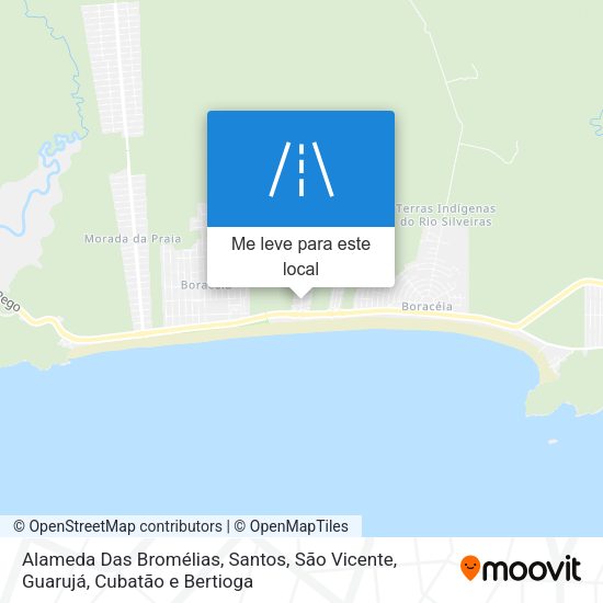 Alameda Das Bromélias mapa