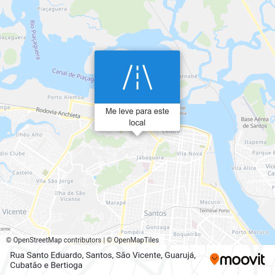Rua Santo Eduardo mapa