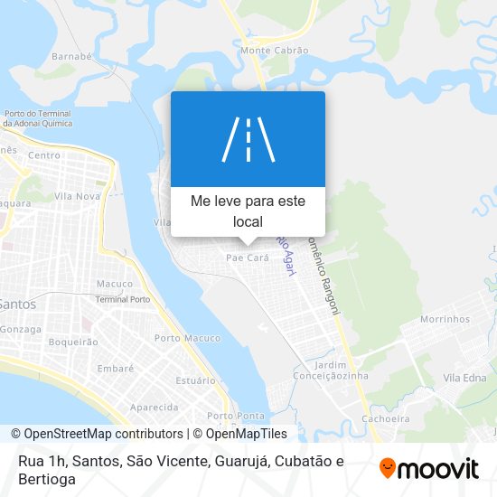 Rua 1h mapa