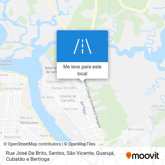 Rua José De Brito mapa