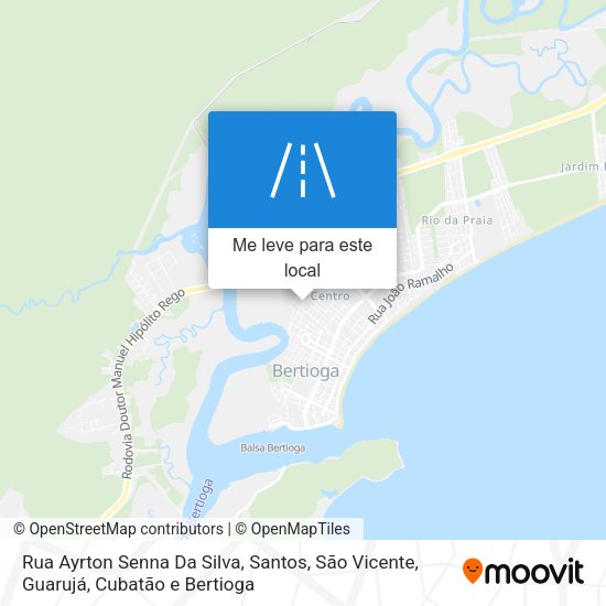 Rua Ayrton Senna Da Silva mapa