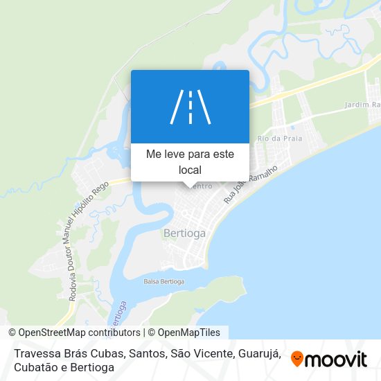 Travessa Brás Cubas mapa