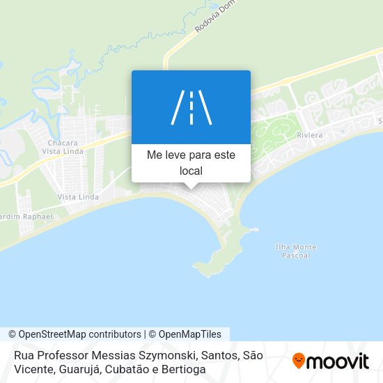 Rua Professor Messias Szymonski mapa