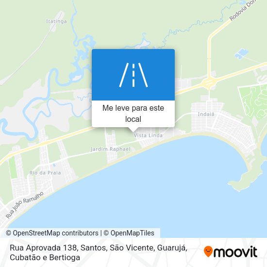 Rua Aprovada 138 mapa