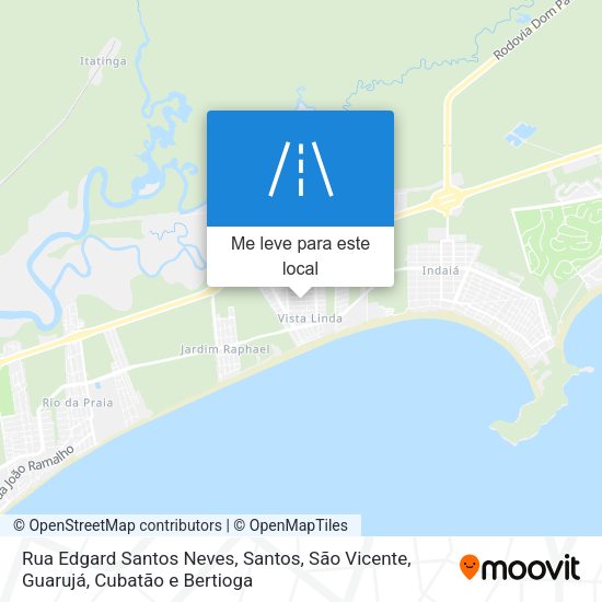 Rua Edgard Santos Neves mapa