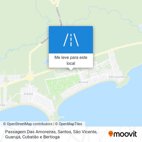 Passagem Das Amoreiras mapa