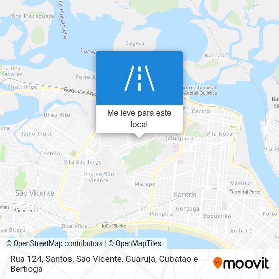Rua 124 mapa