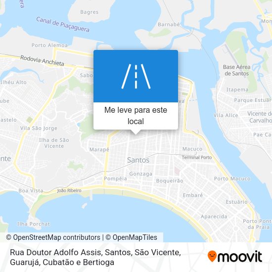 Rua Doutor Adolfo Assis mapa