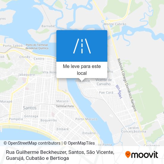 Rua Guilherme Beckheuzer mapa