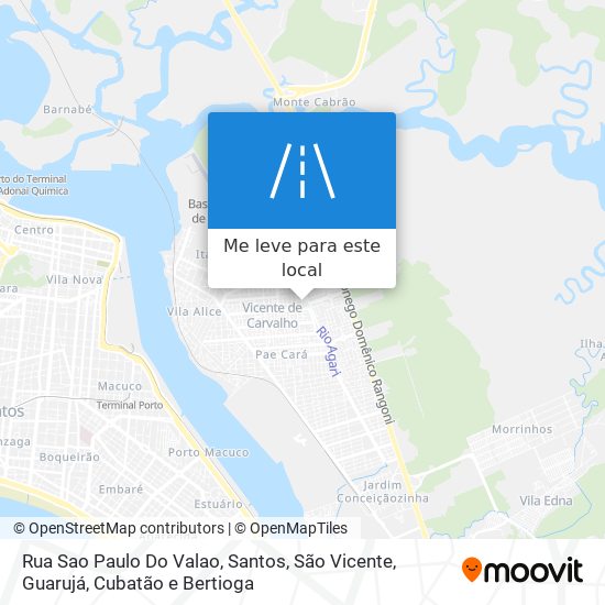 Rua Sao Paulo Do Valao mapa