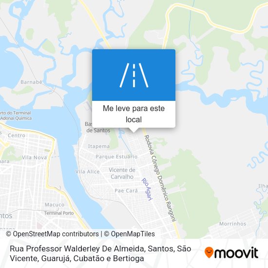 Rua Professor Walderley De Almeida mapa