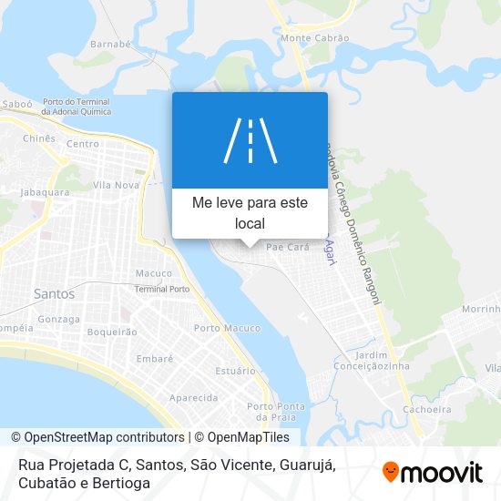 Rua Projetada C mapa