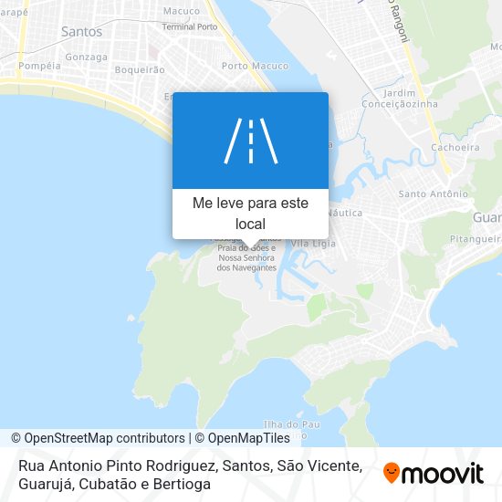 Rua Antonio Pinto Rodriguez mapa