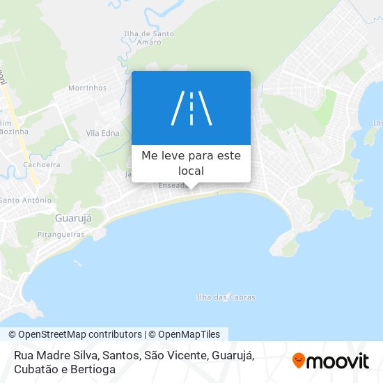 Rua Madre Silva mapa