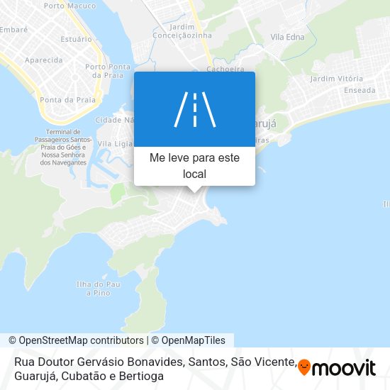 Rua Doutor Gervásio Bonavides mapa