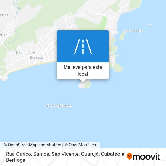 Rua Ourico mapa