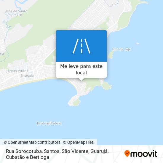 Rua Sorocotuba mapa