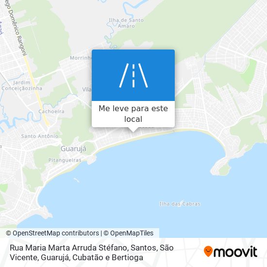 Rua Maria Marta Arruda Stéfano mapa