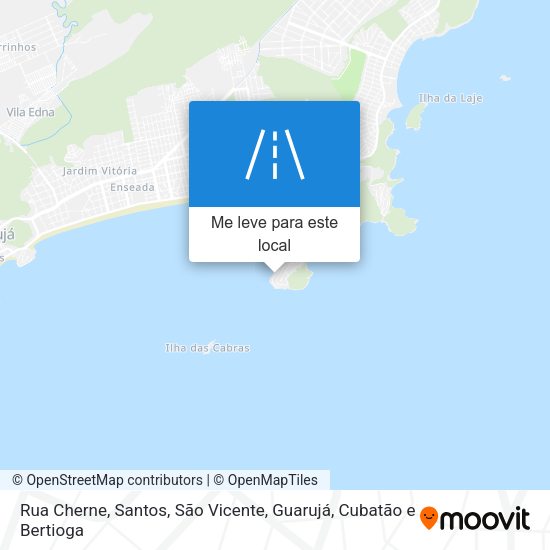 Rua Cherne mapa