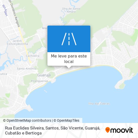 Rua Euclides Silveira mapa