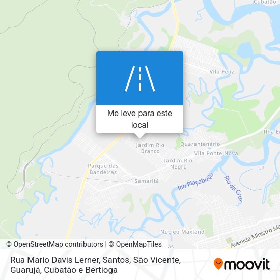 Rua Mario Davis Lerner mapa