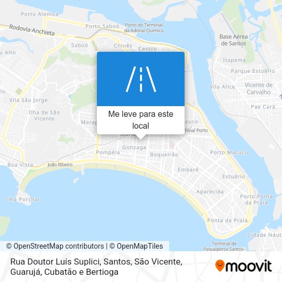 Rua Doutor Luís Suplici mapa