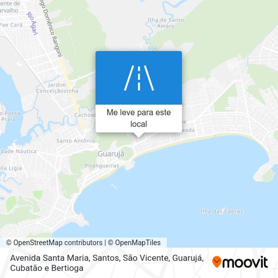 Avenida Santa Maria mapa