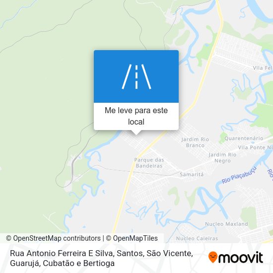 Rua Antonio Ferreira E Silva mapa