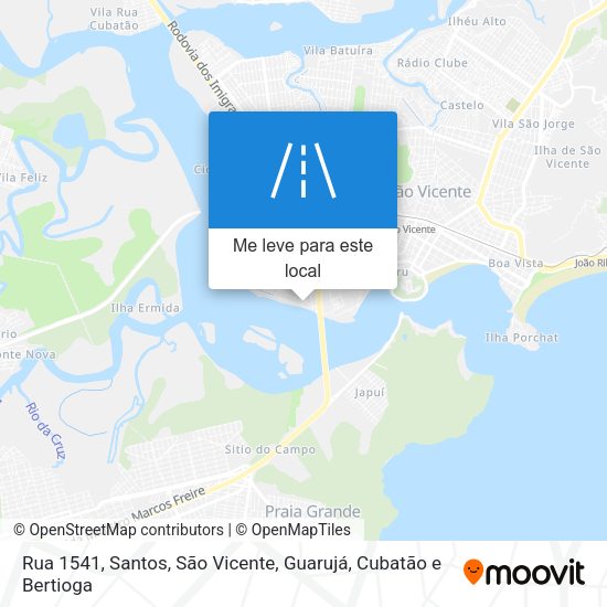 Rua 1541 mapa